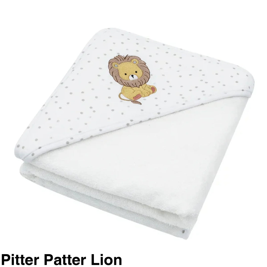 Living Textiles Baby Hooded Towels Pitter Patter Lion