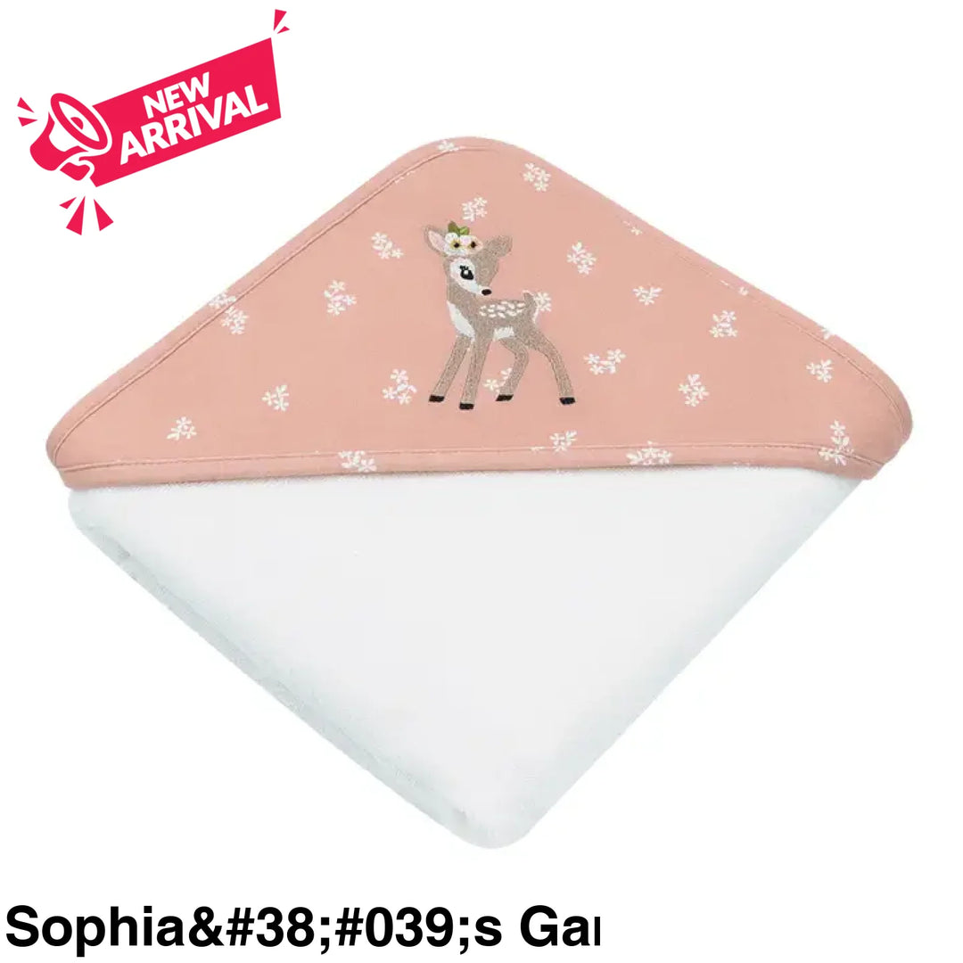 Living Textiles Baby Hooded Towels Sophia’s Garden