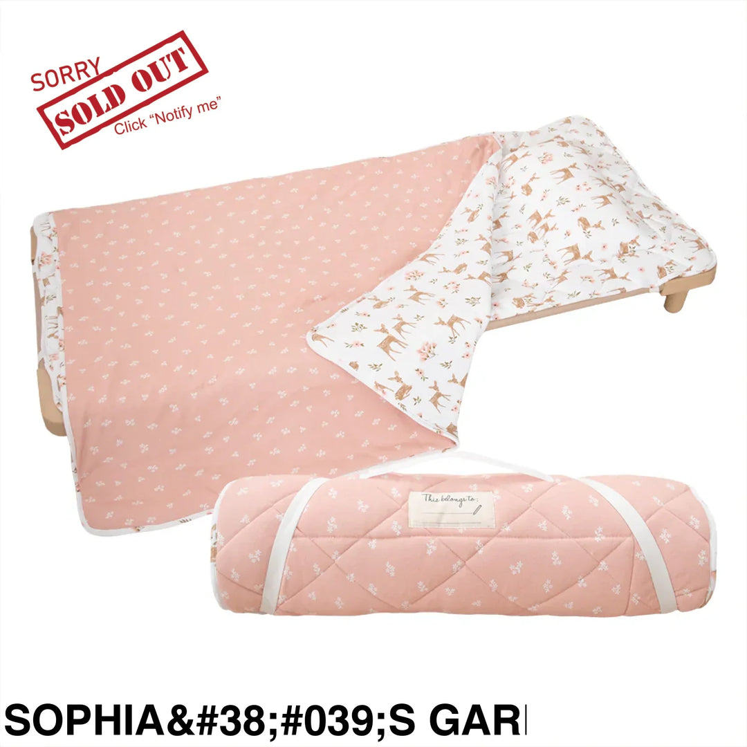 Living Textiles Childcare Nap Mat Sophia’s Garden