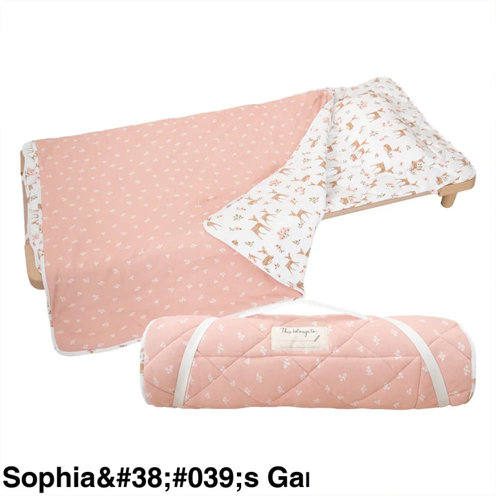 Living Textiles Childcare Nap Mat Sophia’s Garden