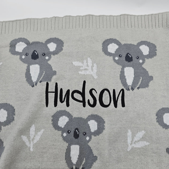 Living Textiles Australiana Knit Baby Blanket
