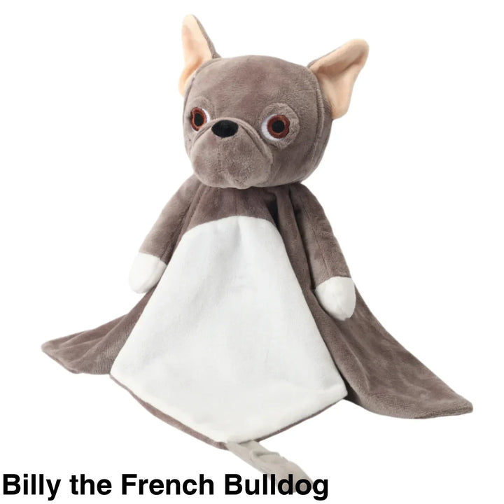 Love By Emi - White Noise & Lullaby Comforter Billy The French Bulldog