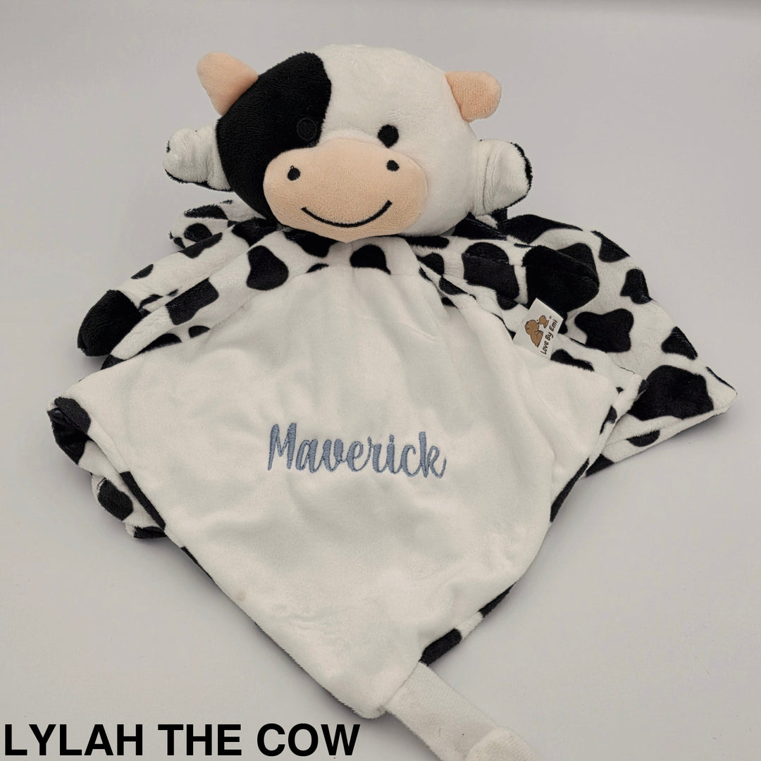 Love by Emi - White Noise & Lullaby Comforter Lylah the Cow