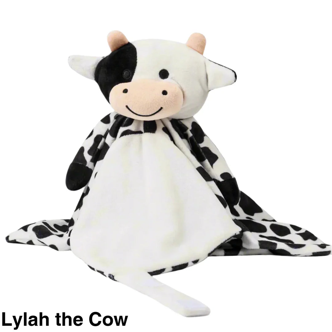 Love By Emi - White Noise & Lullaby Comforter Lylah The Cow