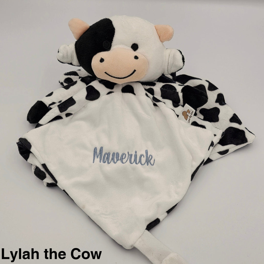 Love by Emi - White Noise & Lullaby Comforter Lylah the Cow
