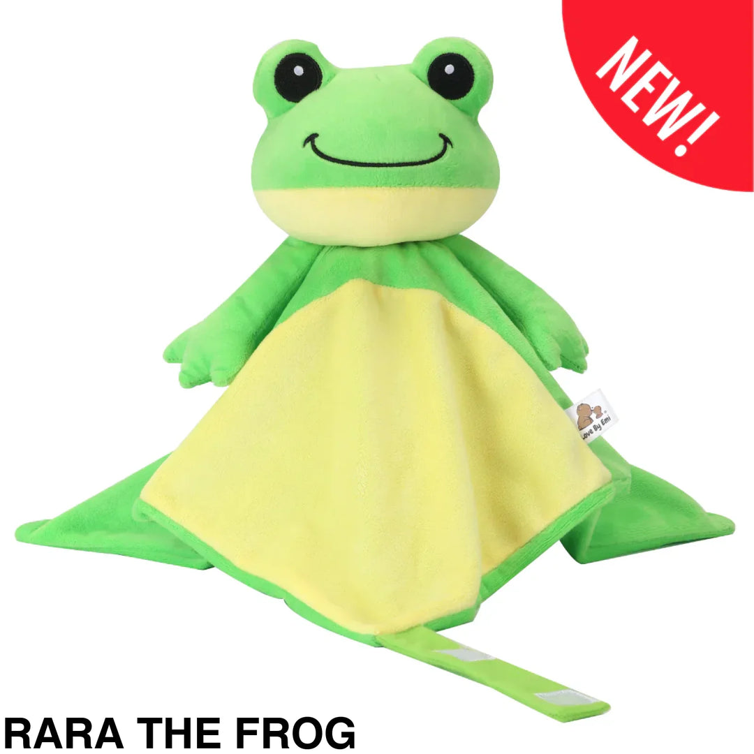 Love by Emi - White Noise & Lullaby Comforter RaRa the Frog