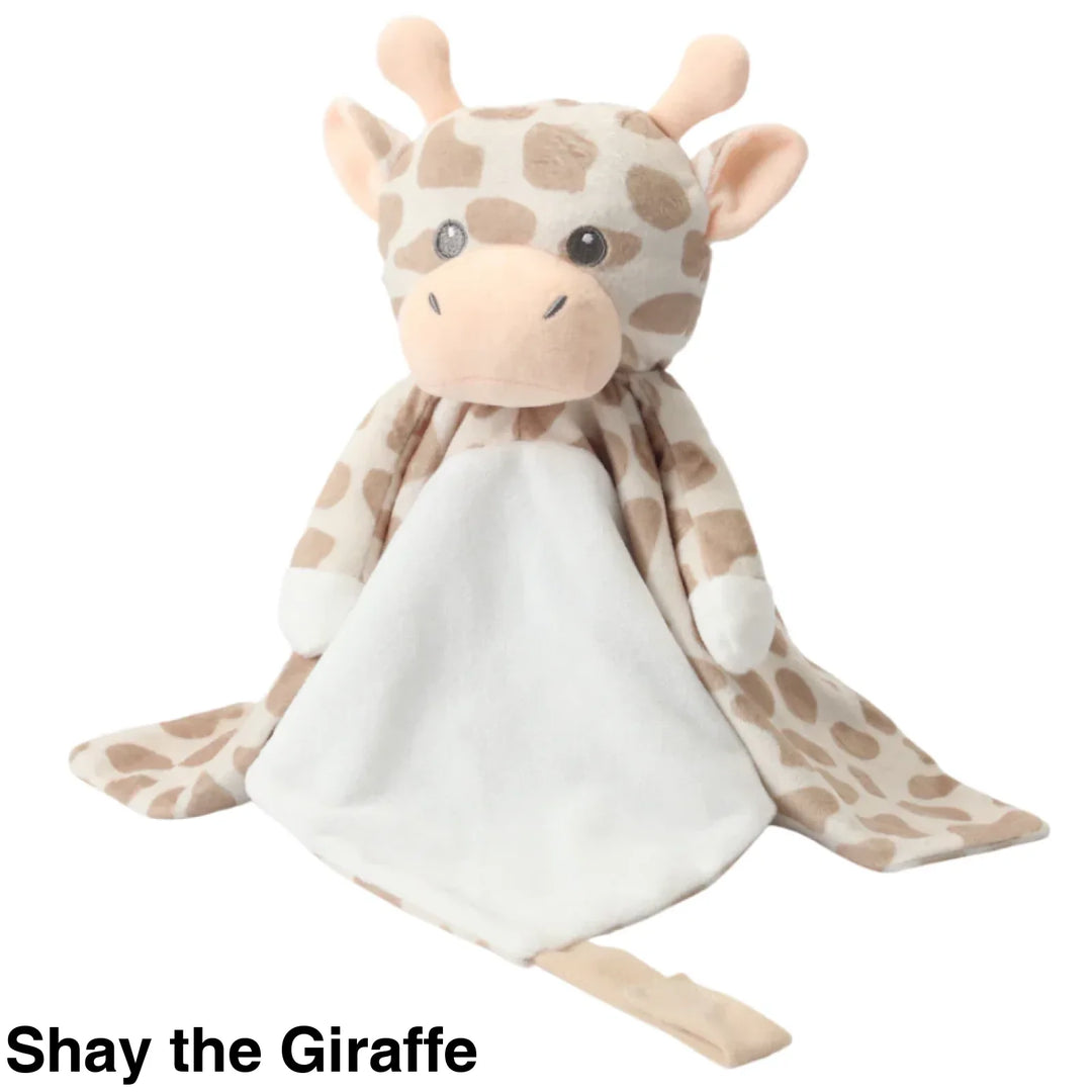 Love By Emi - White Noise & Lullaby Comforter Shay The Giraffe