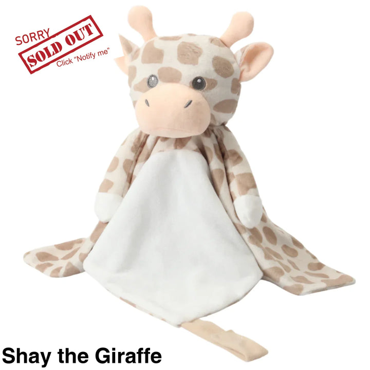 Love By Emi - White Noise & Lullaby Comforter Shay The Giraffe