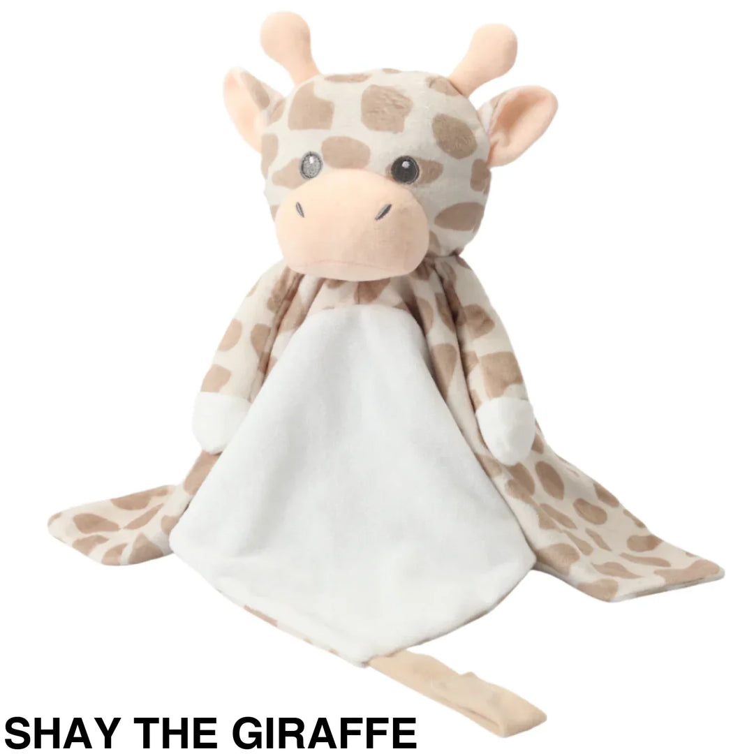 Love By Emi - White Noise & Lullaby Comforter Shay The Giraffe