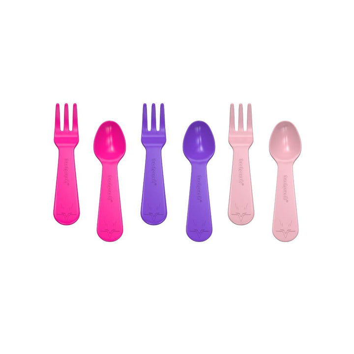 Lunch Punch Fork And Spoon Sets Pink