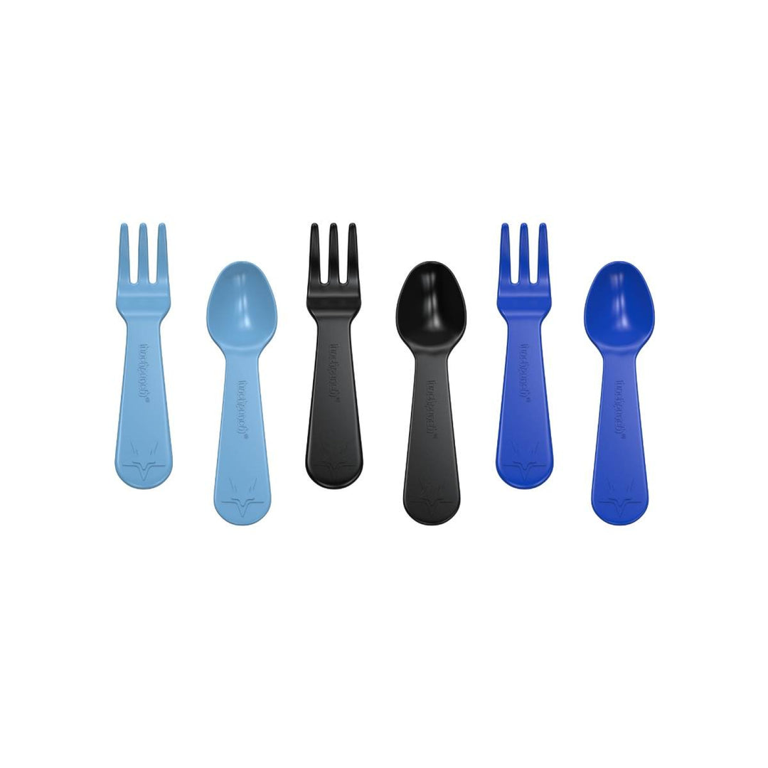 Lunch Punch Fork And Spoon Sets Blue