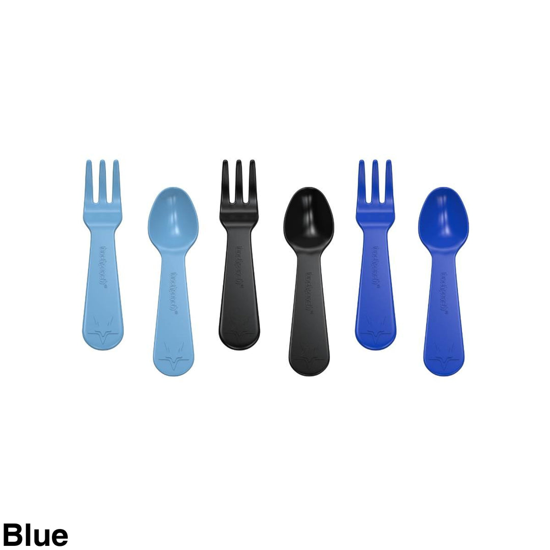 Lunch Punch Fork And Spoon Sets Blue