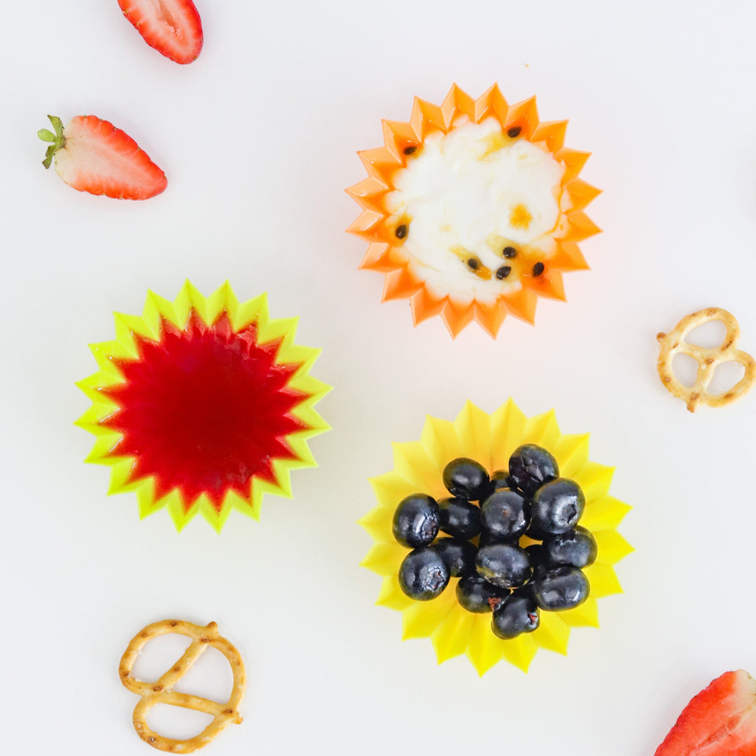 Lunch Punch Jumbo Silicone Cups Bright
