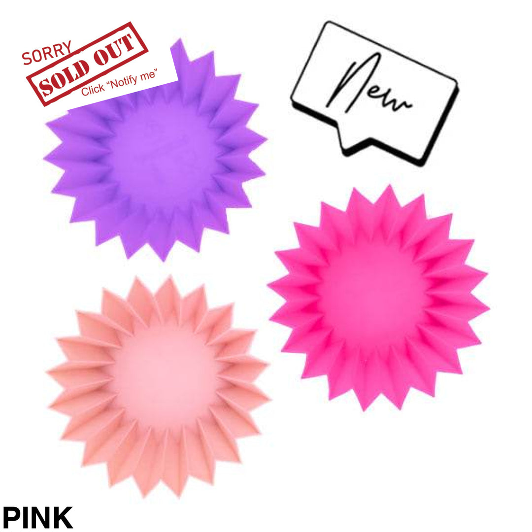 Lunch Punch Silicone Cups Pink