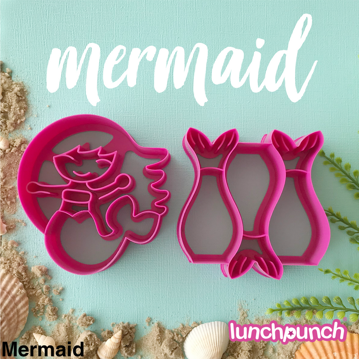 Lunch Punch Sandwich Cutter Mermaid