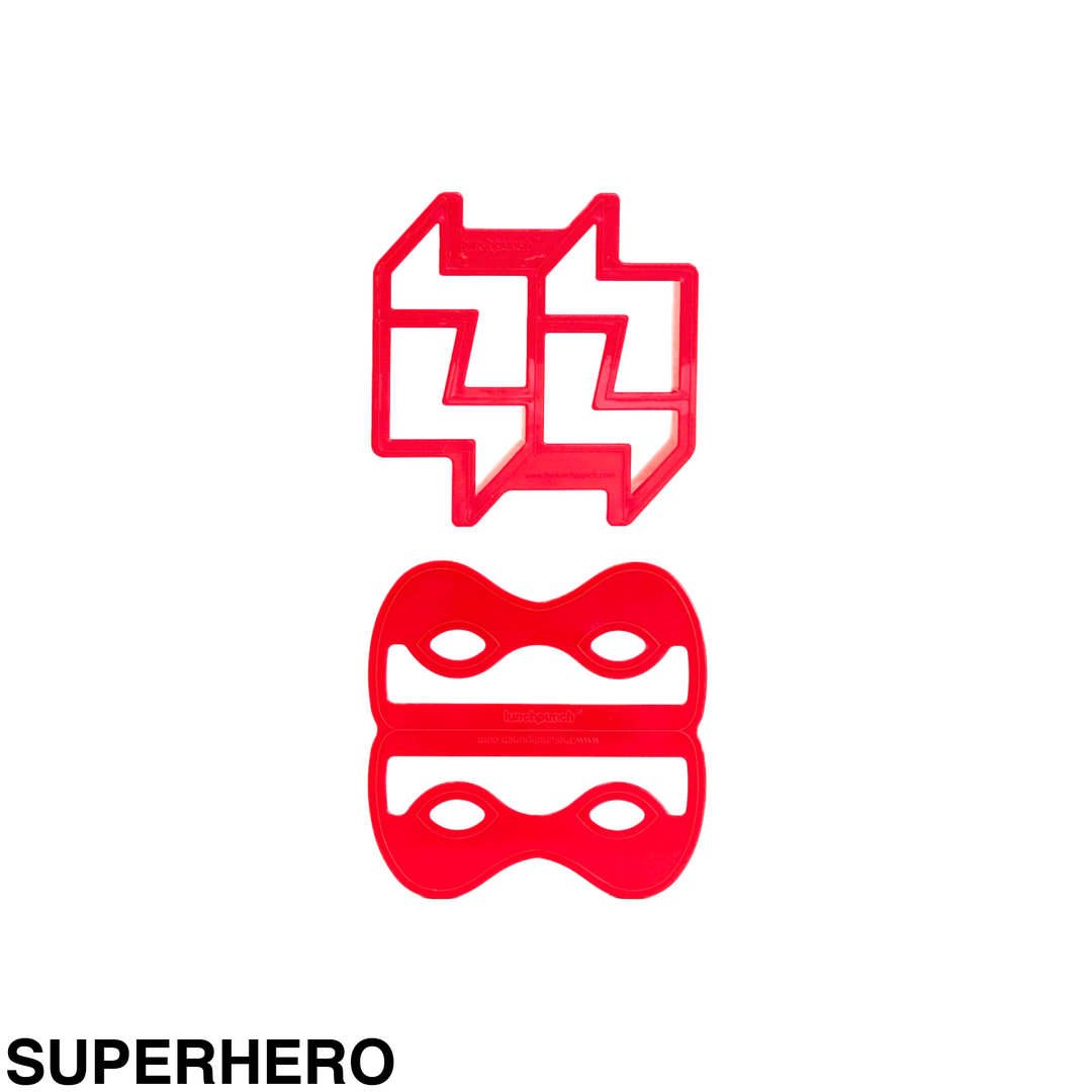 Lunch Punch Sandwich Cutter Superhero