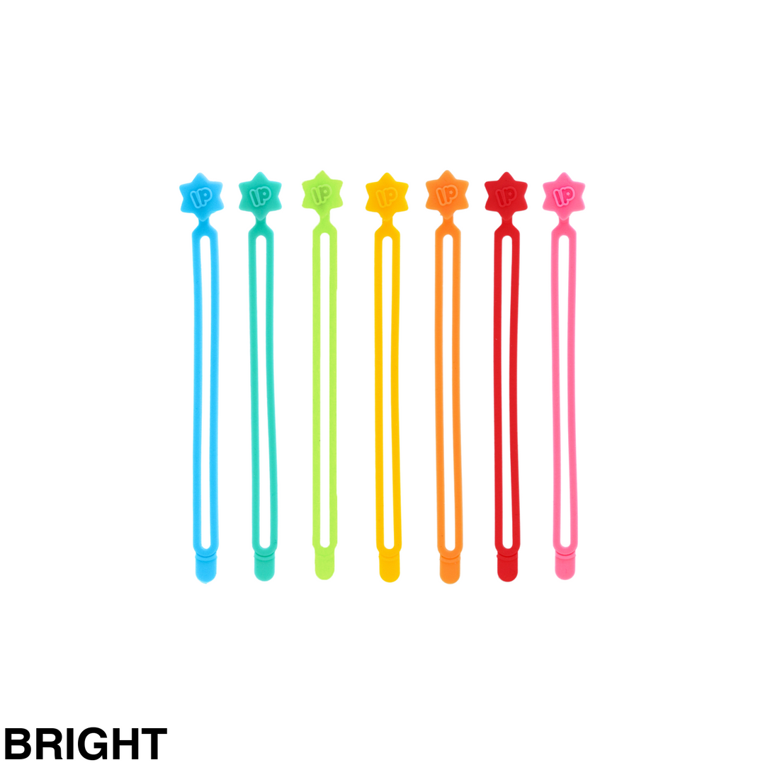 Lunch Punch Silicone Wrap Bands 7 Pack Bright