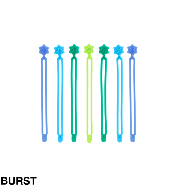 Lunch Punch Silicone Wrap Bands 7 Pack Burst