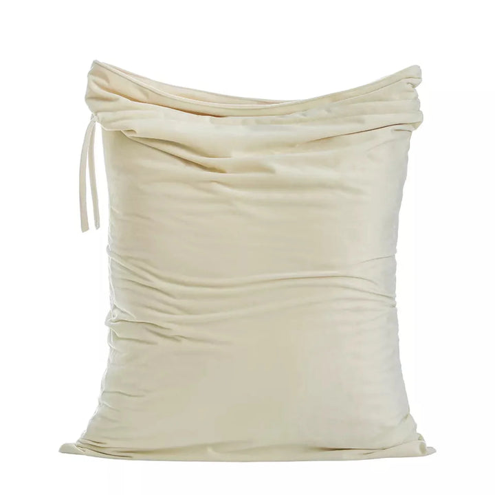 Luxury Velvet Christmas Sack Cream
