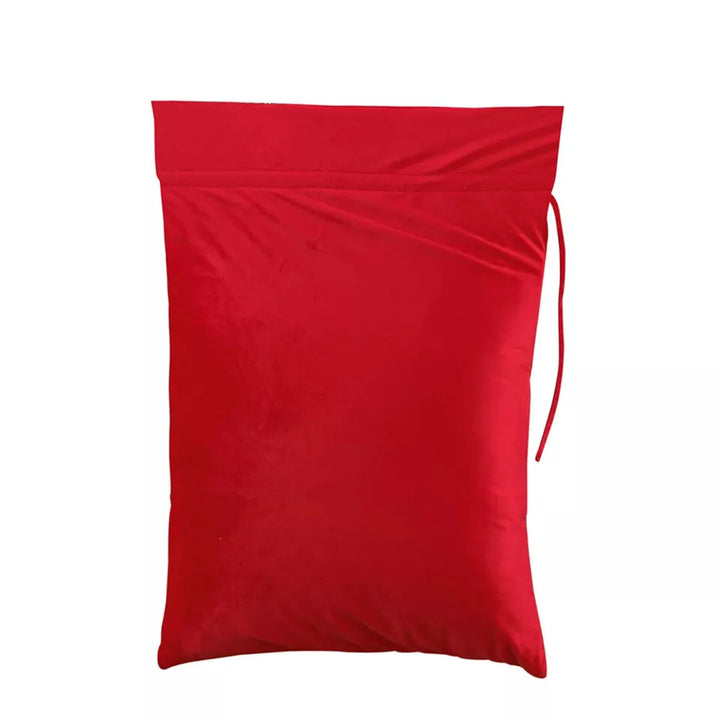 Luxury Velvet Christmas Sack Red