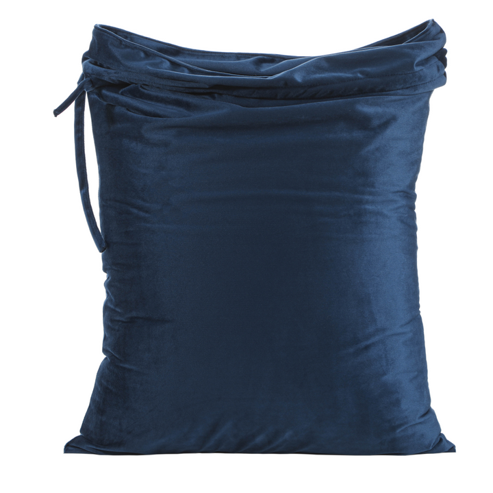 Luxury Velvet Christmas Sack Navy
