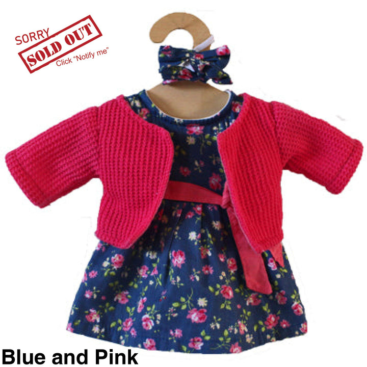 Maplewood Hopscotch Dolls Clothes Blue And Pink