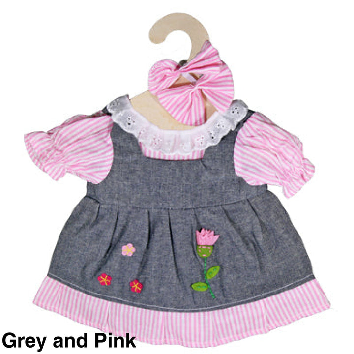 Maplewood Hopscotch Dolls Clothes Grey And Pink