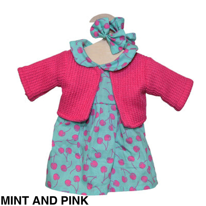 Maplewood Hopscotch Dolls Clothes Mint And Pink