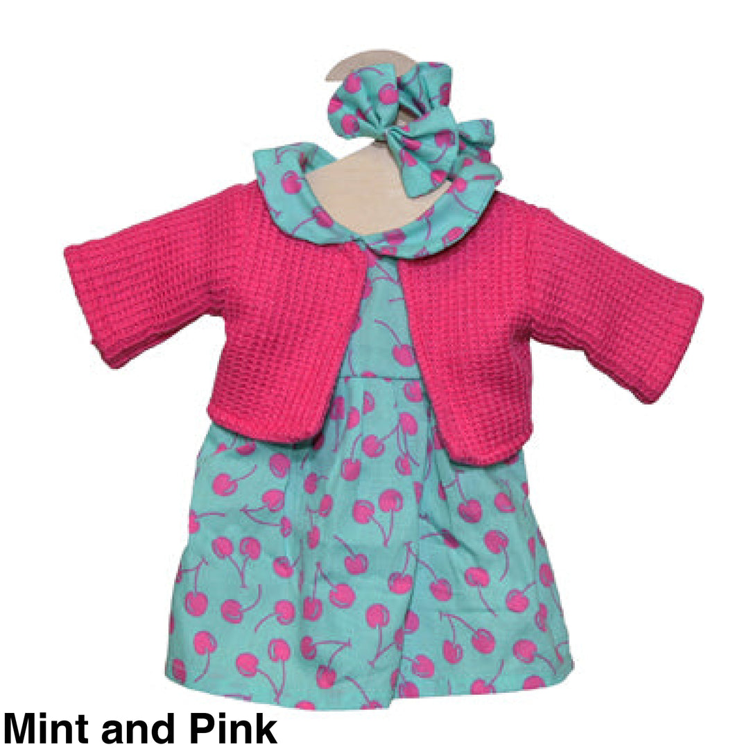 Maplewood Hopscotch Dolls Clothes Mint And Pink