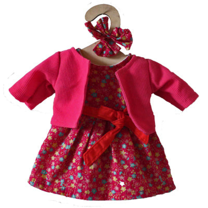 Maplewood Hopscotch Dolls Clothes Red Floral