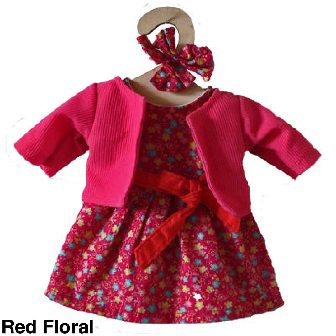 Maplewood Hopscotch Dolls Clothes Red Floral