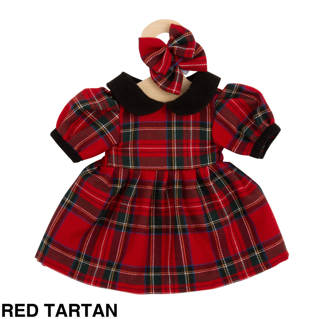 Maplewood Hopscotch Dolls Clothes Red Tartan