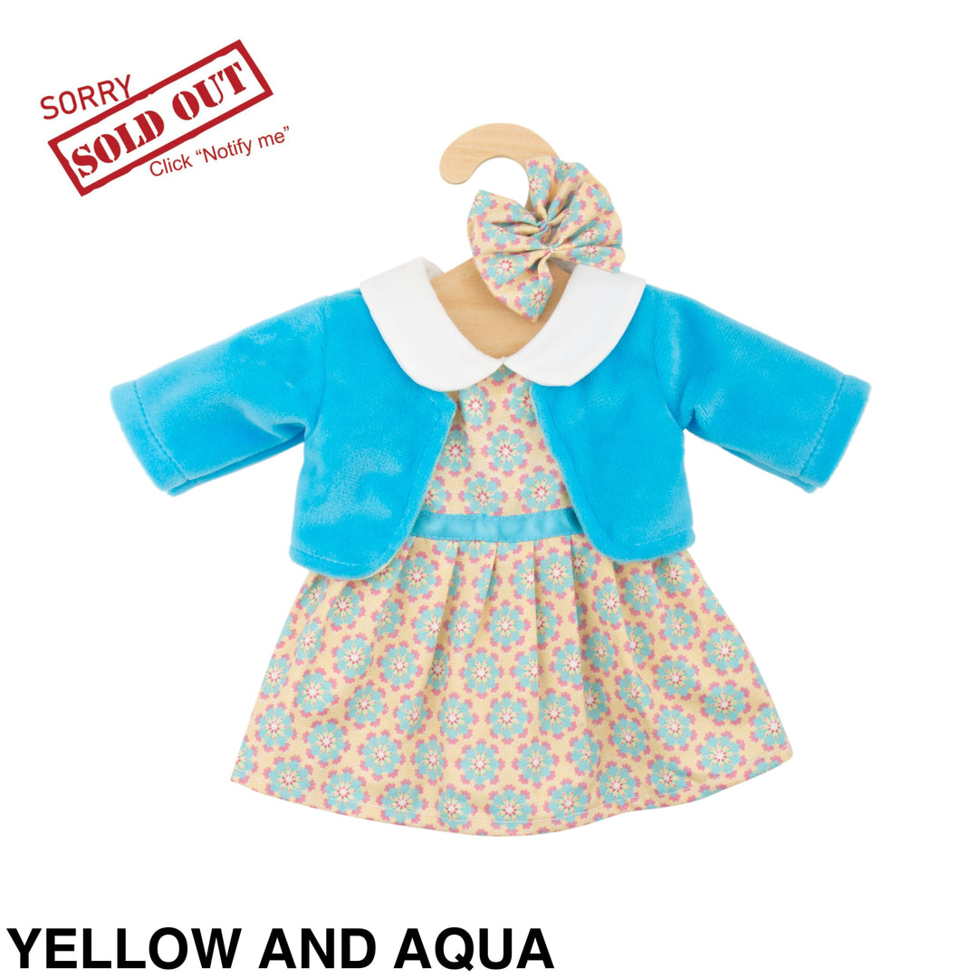 Maplewood Hopscotch Dolls Clothes Yellow And Aqua