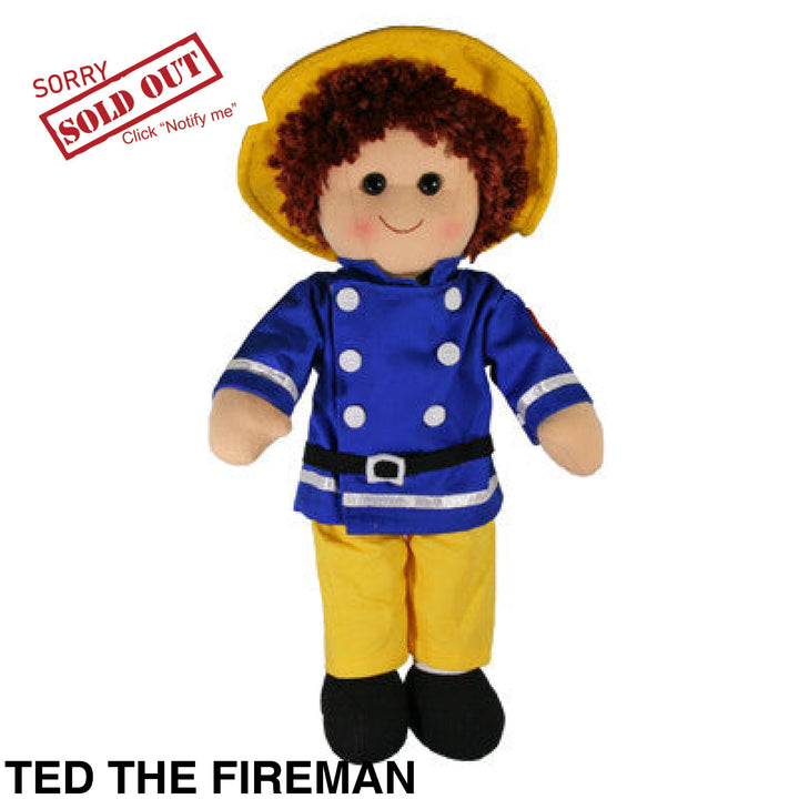 Maplewood Hopscotch Dolls Ted The Fireman