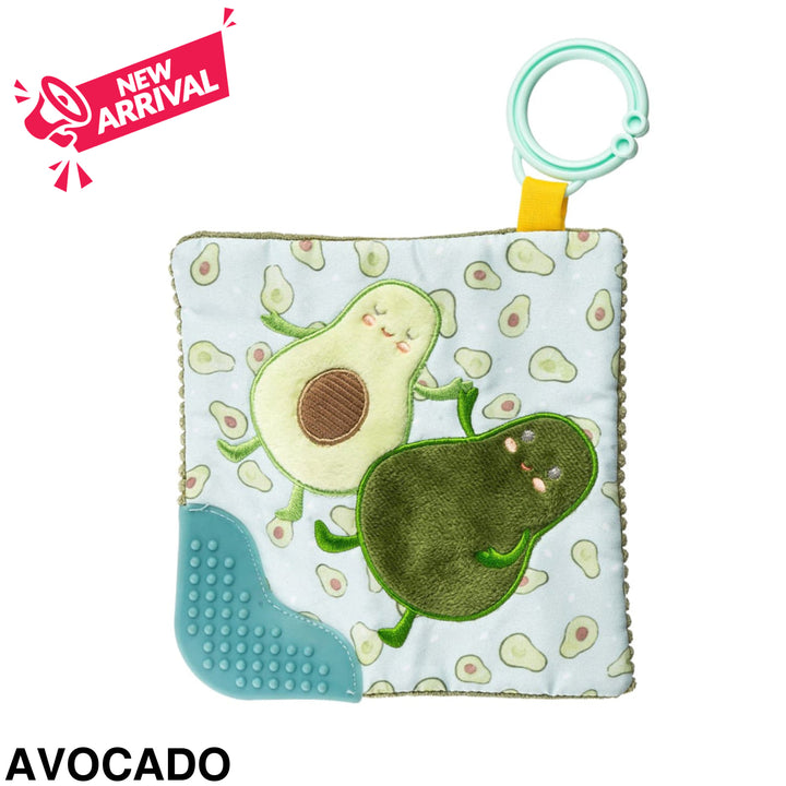 Mary Meyer Crinkle Me Teether Pram Toy Avocado