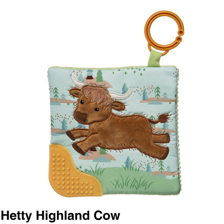 Mary Meyer Crinkle Me Teether Pram Toy Hetty Highland Cow