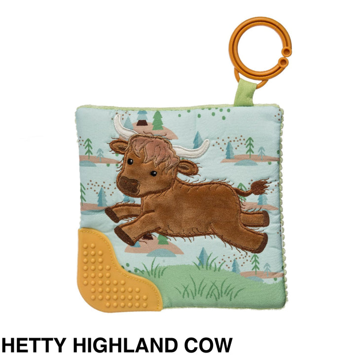 Mary Meyer Crinkle Me Teether Pram Toy Hetty Highland Cow
