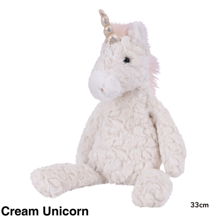 Mary Meyer Putty Animal Plush 30Cm Cream Unicorn