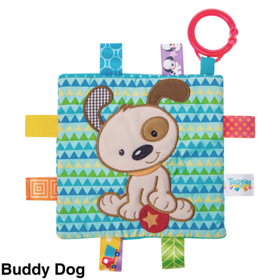 Mary Meyer Taggies Crinkle Me Pram Toy Buddy Dog