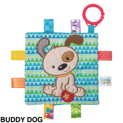 Mary Meyer Taggies Crinkle Me Pram Toy Buddy Dog
