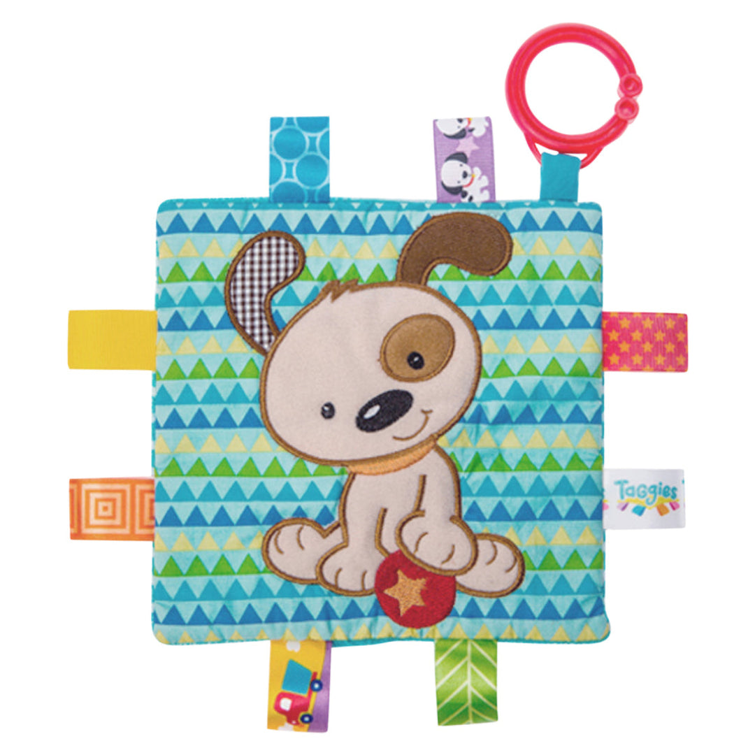 Mary Meyer Taggies Crinkle Me Pram Toy Buddy Dog