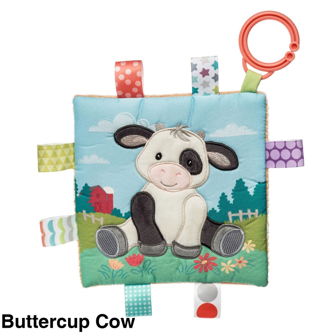 Mary Meyer Taggies Crinkle Me Pram Toy Buttercup Cow