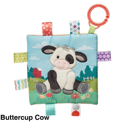 Mary Meyer Taggies Crinkle Me Pram Toy Buttercup Cow