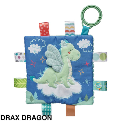 Mary Meyer Taggies Crinkle Me Pram Toy Drax Dragon