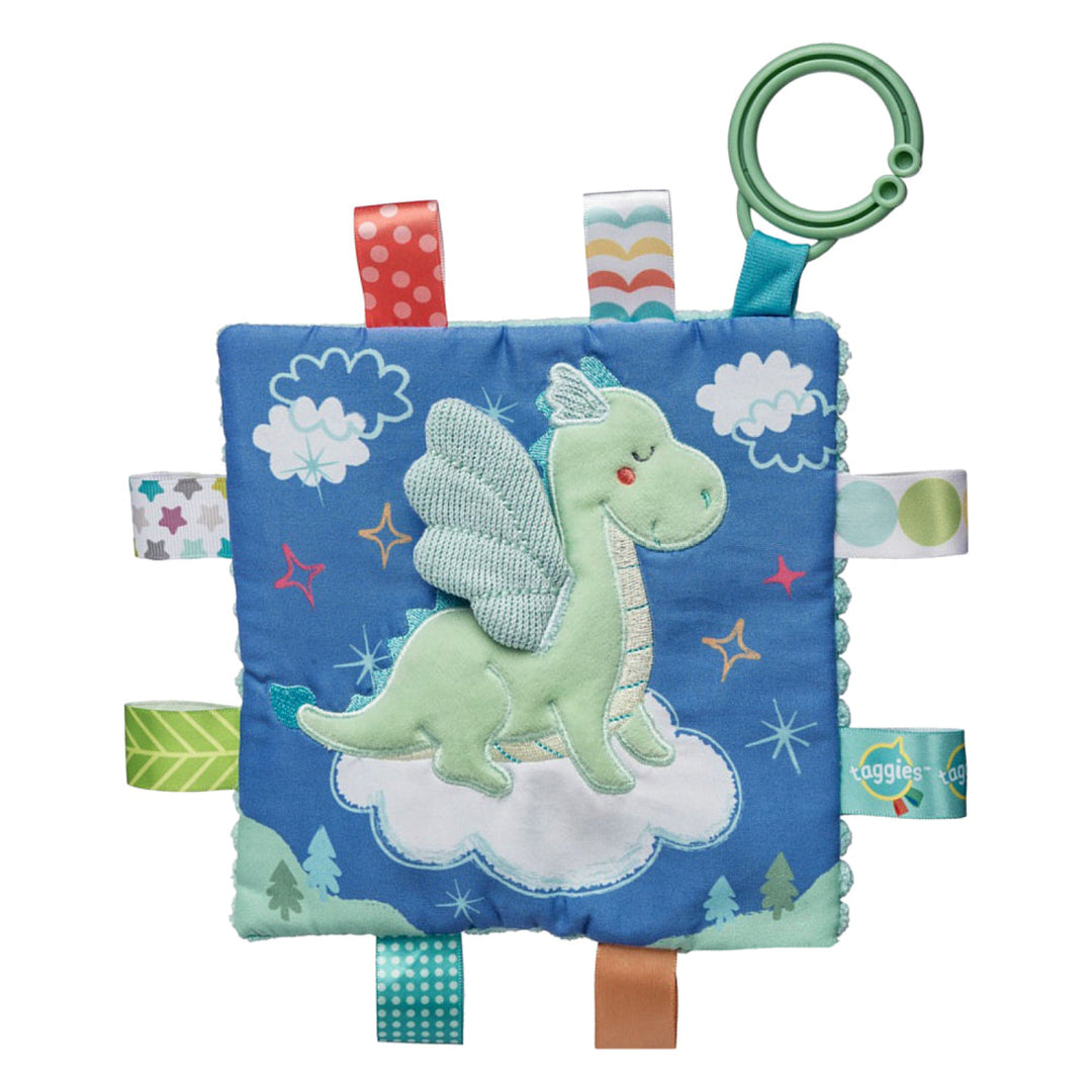 Mary Meyer Taggies Crinkle Me Pram Toy Drax Dragon