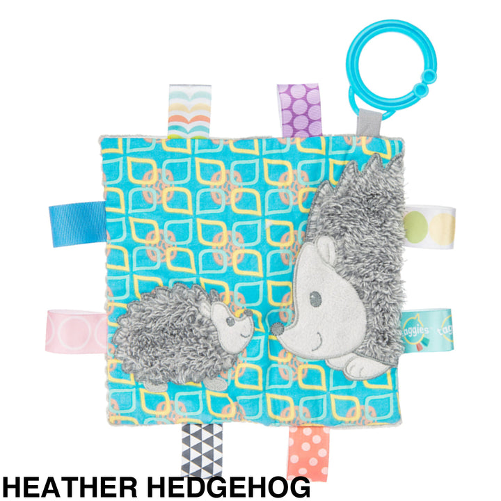 Mary Meyer Taggies Crinkle Me Pram Toy Heather Hedgehog
