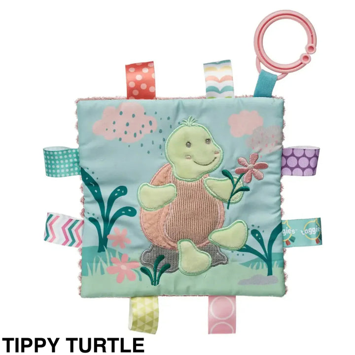 Mary Meyer Taggies Crinkle Me Pram Toy Tippy Turtle