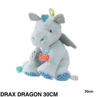 Mary Meyer Taggies Soft Toy 25-30cm Drax Dragon 30cm