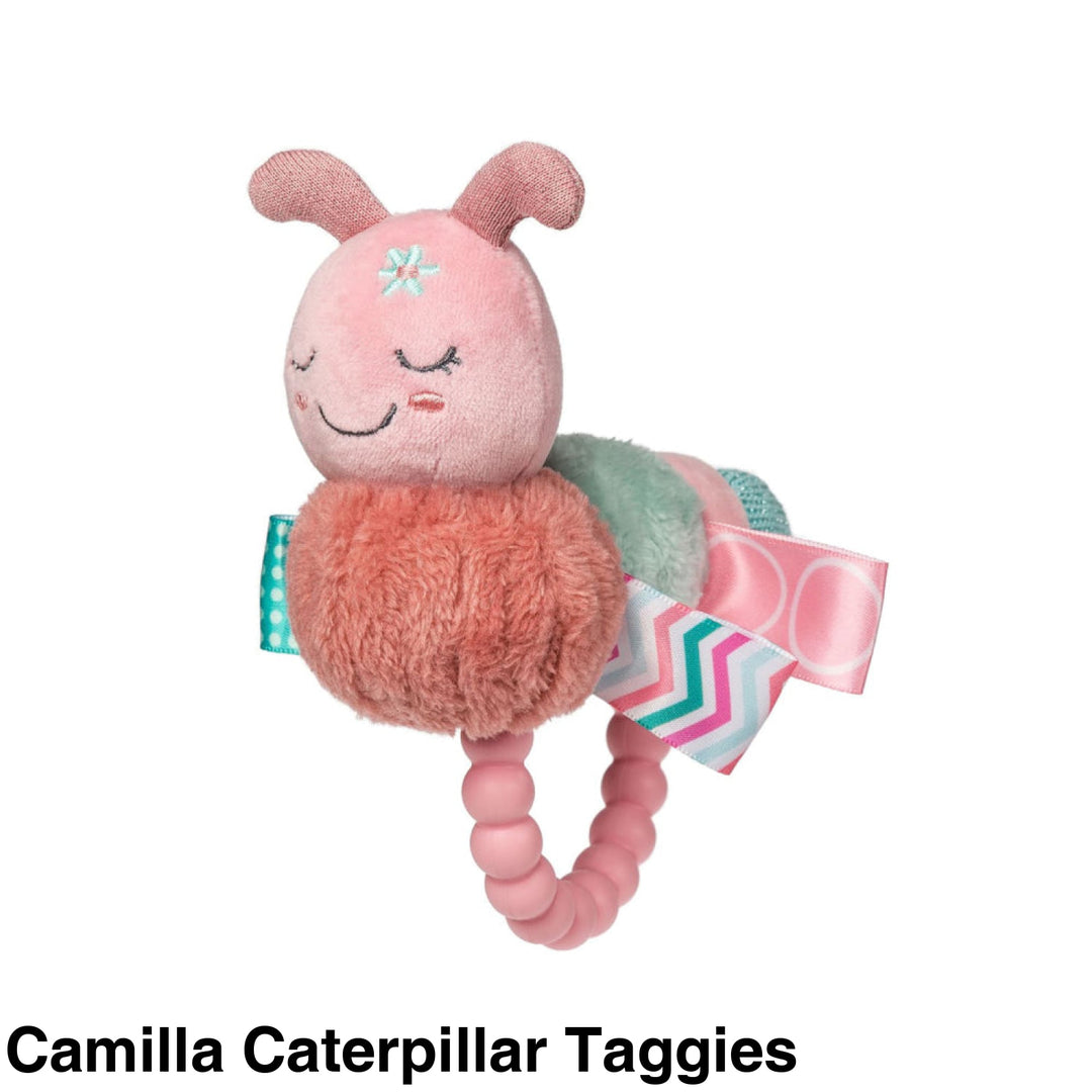 Mary Meyer Teether Rattle Camilla Caterpillar Taggies