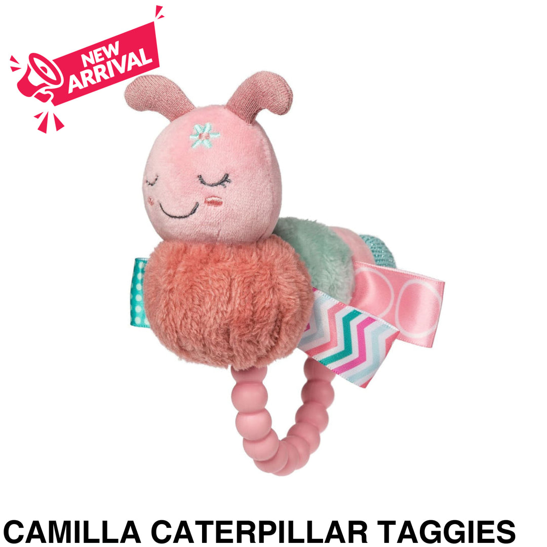Mary Meyer Teether Rattle Camilla Caterpillar Taggies